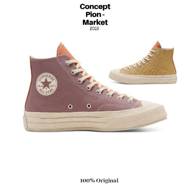 Converse Chuck 70 Renew "Tri Panel" Pack HI Prairie Sand/Noble Grey/Egret