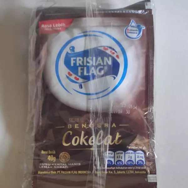 

Susu Bendera Kental Manis 6 sachet Coklat Frisian Flag