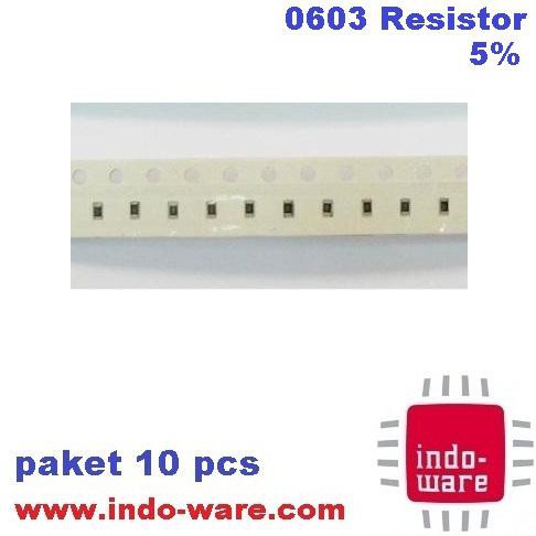 18R 18 Ohm 0603 5% Paket 10 Pcs Resistor Smd Inwer690 Segera Beli