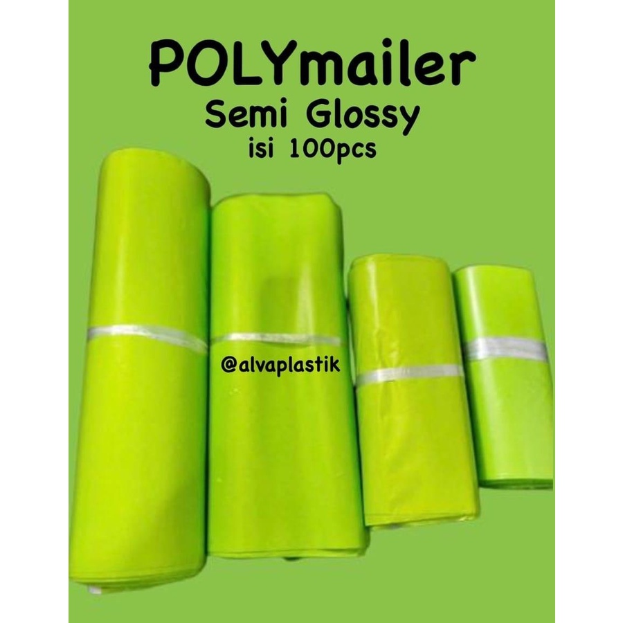 

Plastik POLYMAILER Grosir Hijau - Plastik Packing POLYMAILER Green Semi Glossy