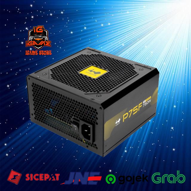 PSU POWER SUPPLY InWin P75F 750W Gold 80+ GARANSI 5 TAHUN MANTAFFF GAN