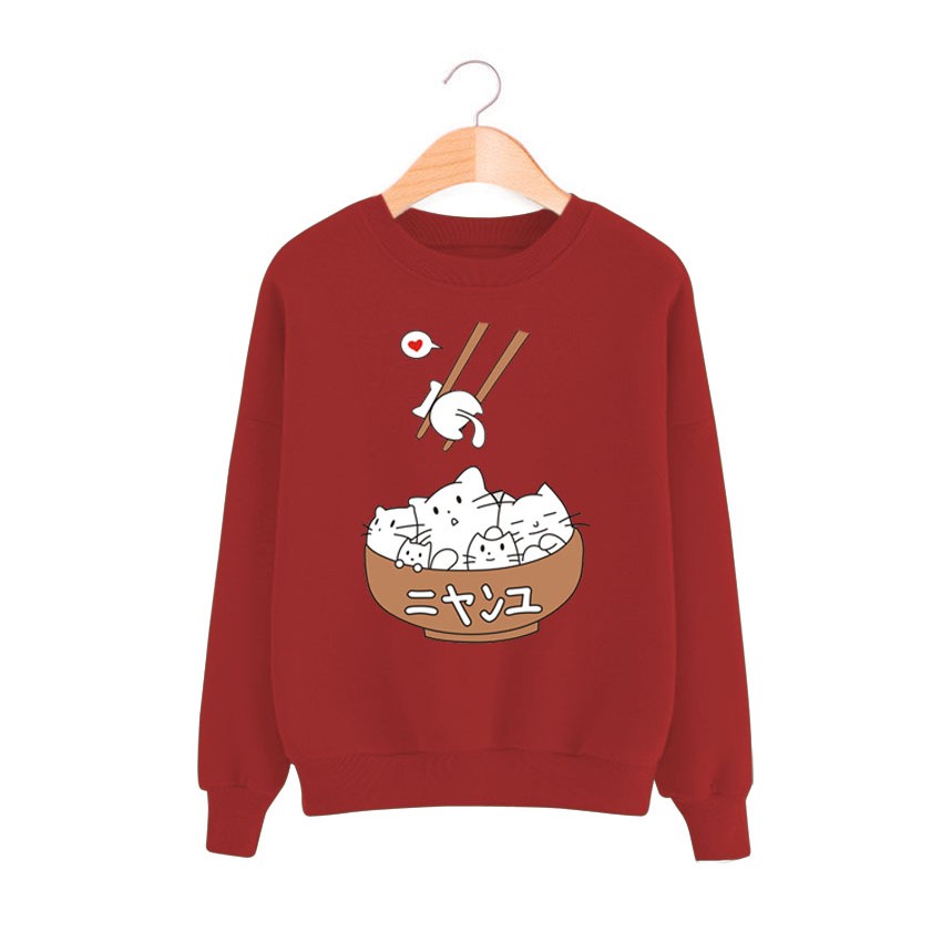 Bess - Sweater Murah Wanita / Sweater CAT BOWLS