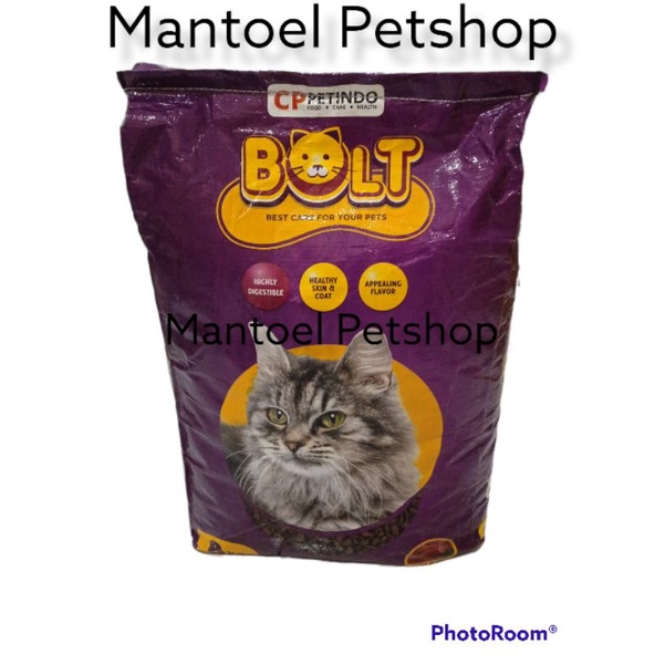 Exspedisi makanan kucing bolt ikan 8kg freshpack makanan kucing dry food