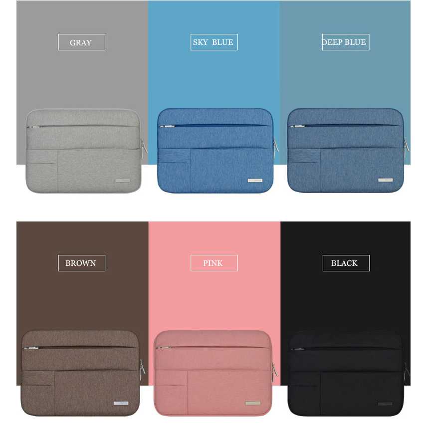 (100% BARANG ORI) KALIDI Canvas Artisan Sleeve Case Notebook Laptop - CNC42