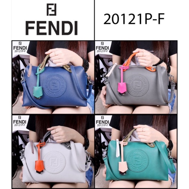 TAS FENDI 20121P-F# NEW Arrival FENDI By The Way Satchel Boston Bags Hardware Silver Like Original