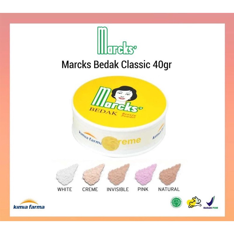 Marcks Bedak Classic TABUR40gr