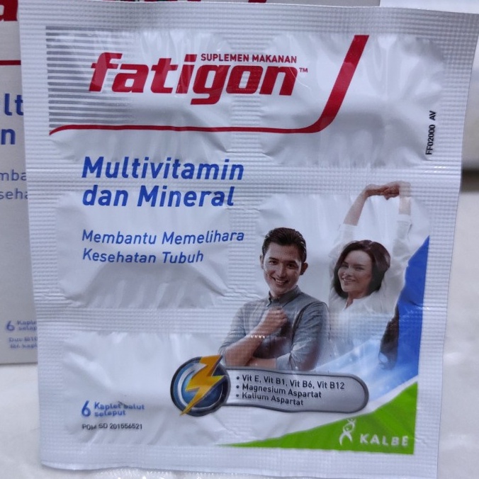 Fatigon MULTIVITAMIN 1 STRIP 6 KAPLET