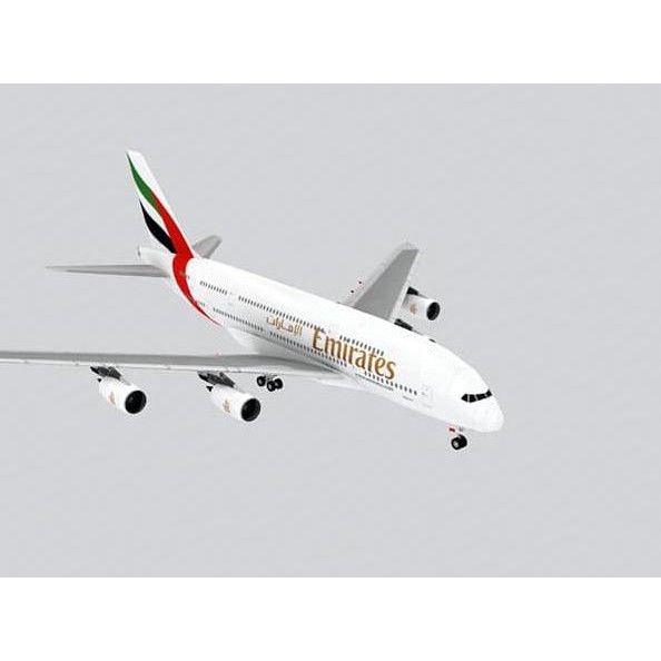 NNY DIY Miniatur Papercraft Pesawat Airbus A380 Emirates .