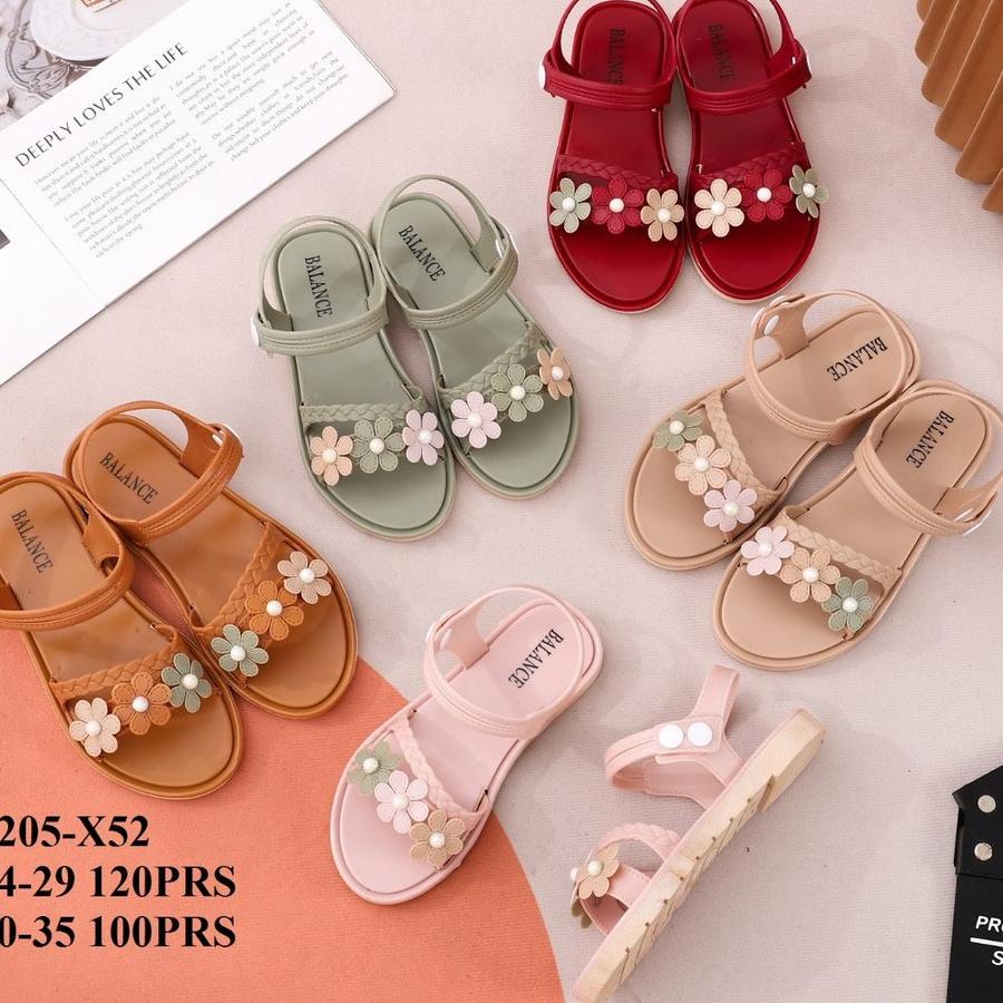 [KIA.02Jl22н] Sandal Balance Anak 1205-x52(30-35)/Sandal Anak Perempuan Import/Sandal Jelly Anak Per