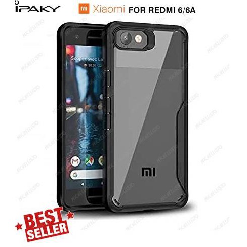Case Xiaomi Redmi 6 6A Armor Bumper Transparan Clear Mhs-1567