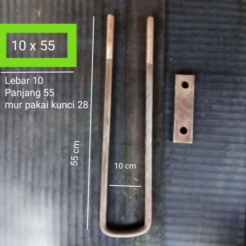 behel begel ubolt bak truk lebar 10 panjang 55