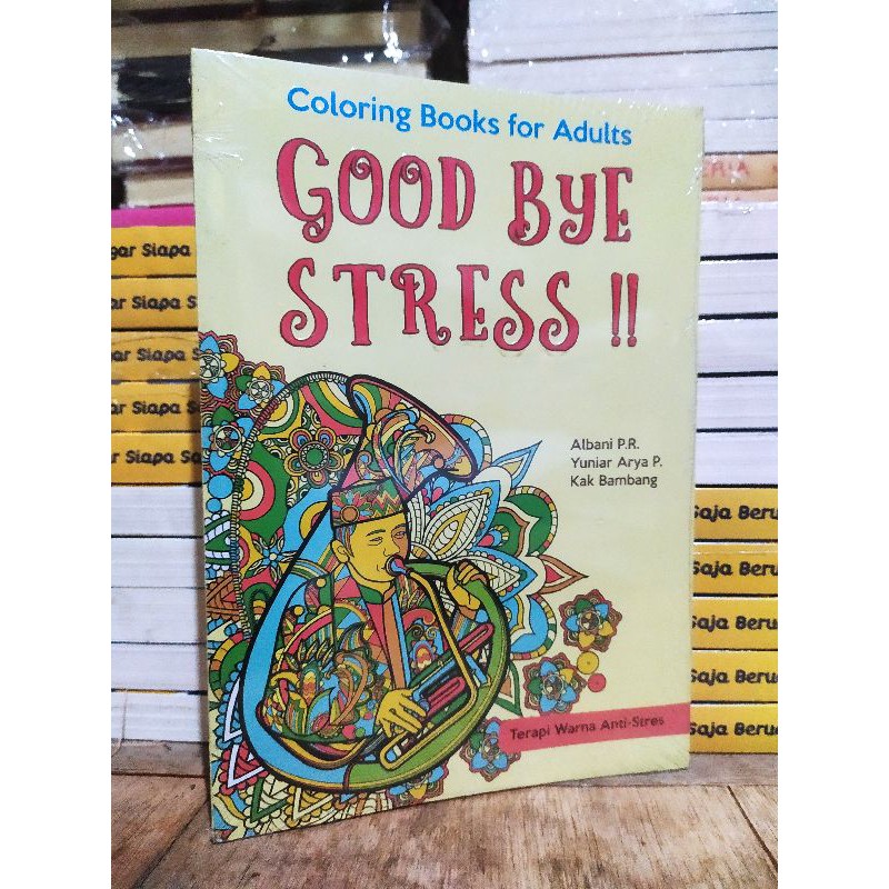 Download Coloring Books For Adults Good Bye Stress Shopee Indonesia