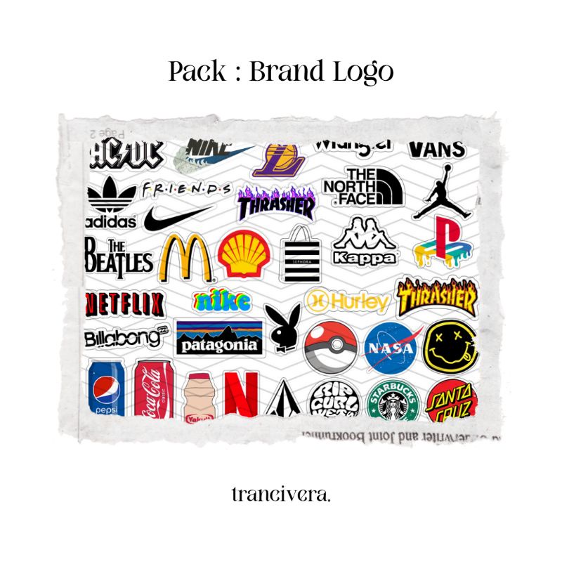 

Premium Brand Logo Sticker (Anti Air, Anti Sobek) - Stiker Laptop, HP, Tumblr, Aesthetic