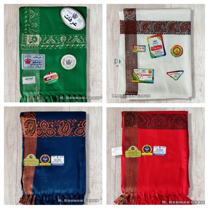 Sorban Tenun / Sulam Kashmiri Arifat Made In India Original