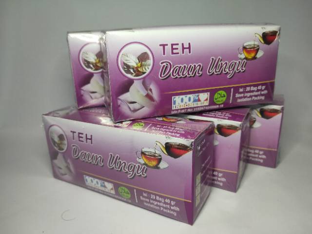 GROSIR Teh celup daun ungu, meringankan gejala wasir