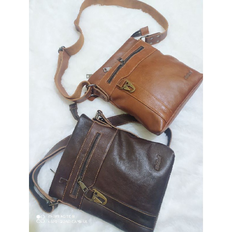 Tas Selempang kulit Sapi model Ring V