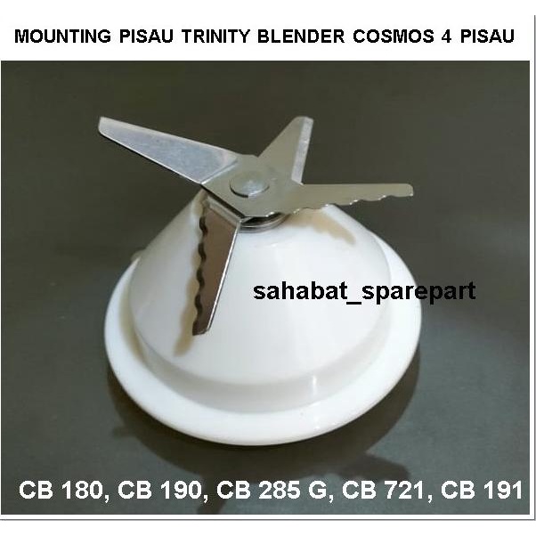 cod blender charger juice cup MOUNTING PISAU BLENDER COSMOS TRINITY 4 PISAU Hand Blender