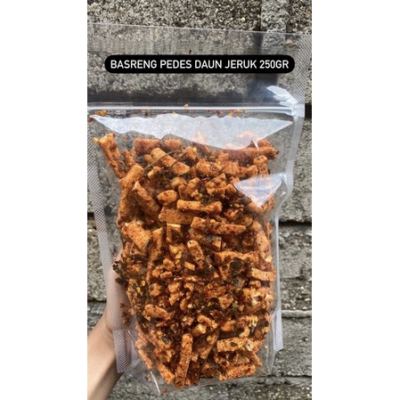 

Basreng Pedas daun jeruk
