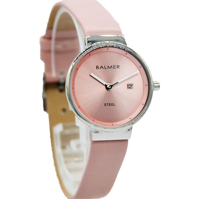KUALITAS TERBAIK JAM TANGAN WANITA BALMER B.6002L SS PINK ORIGINAL 1005 GARANSI 1 TAHUN TERLARIS