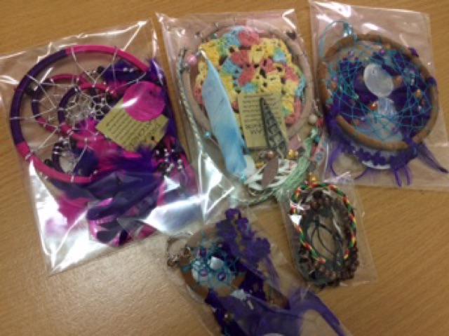 Dreamcatcher 11cm Sunpinkvioletbells Dream Catcher ( Hiasan Dinding )