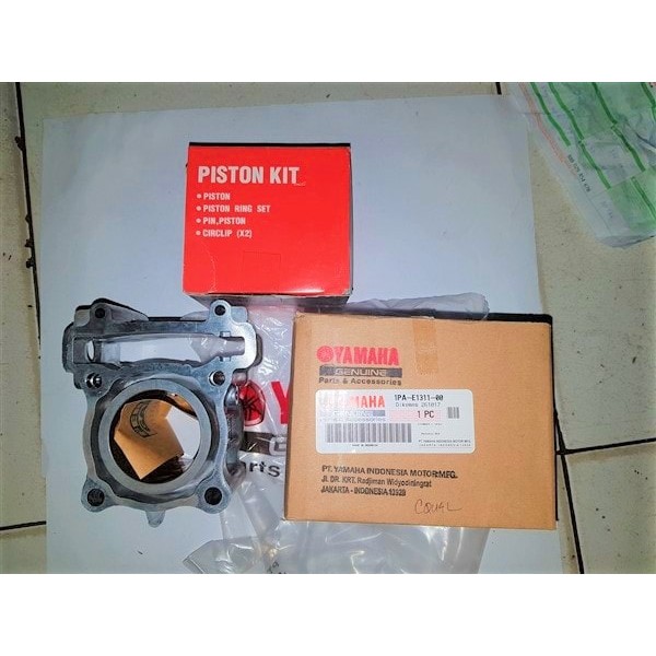 SALE -  Blok Seher &amp; Blok Mesin Set Piston Kit Vixion New &amp;R15 Original Yamaha