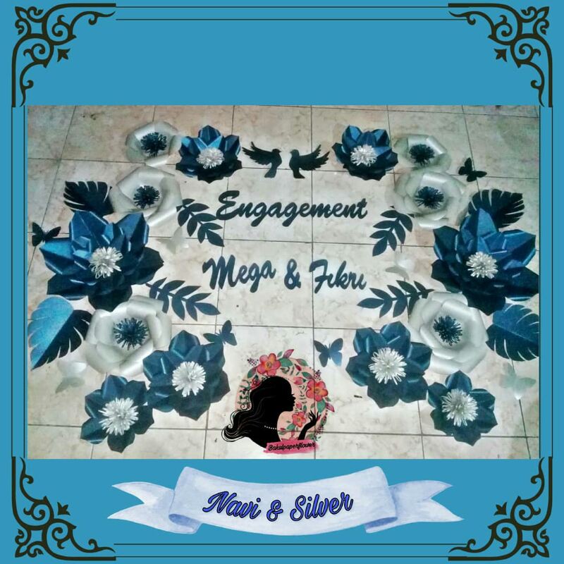 PAPER FLOWER FOR ENGAGEMENT/WWDDING/BIRTHDAY