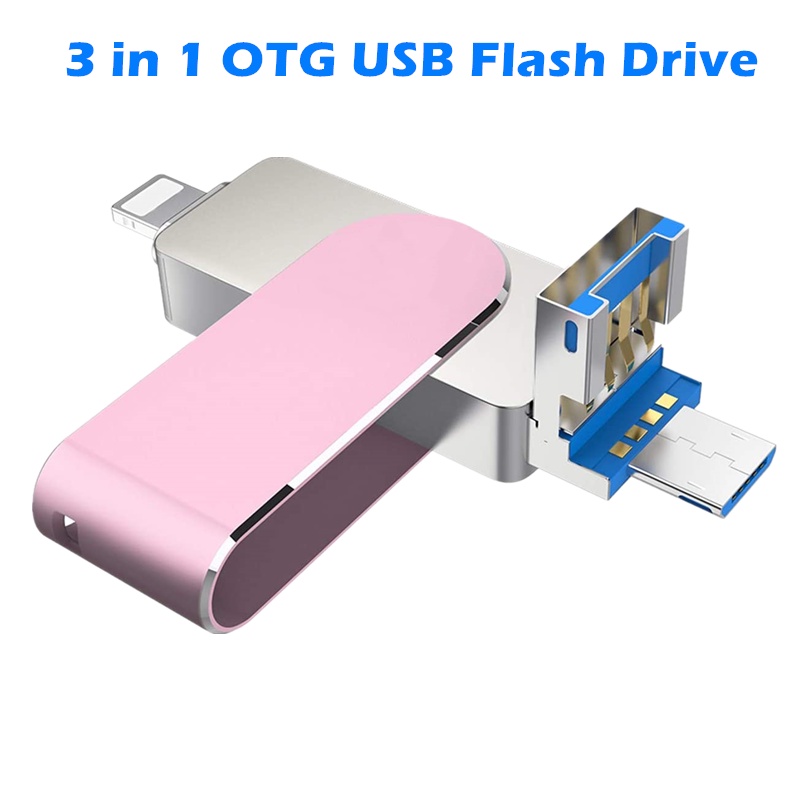 Flash Disk USB 3.0 512GB OTG iP Warna-Warni