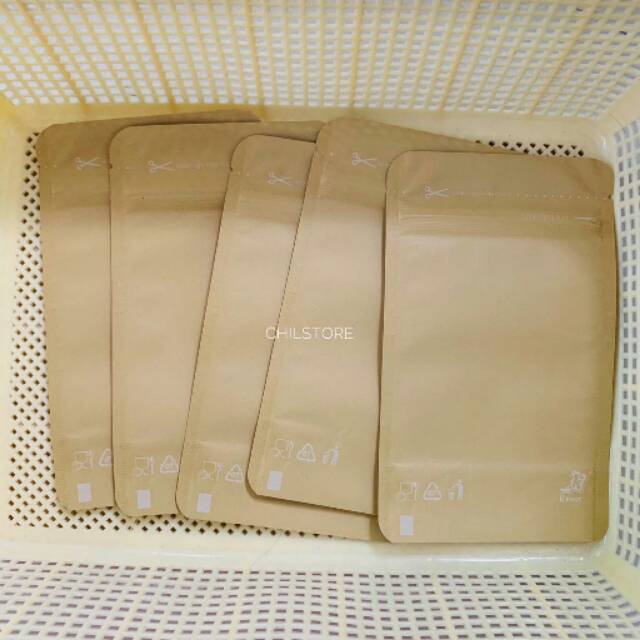 POUCH PAPER CRAFT/STANDING POUCH /WADAH MASKER K PACK-WADAH KEMASAN POUCH CAMILAN MASKER