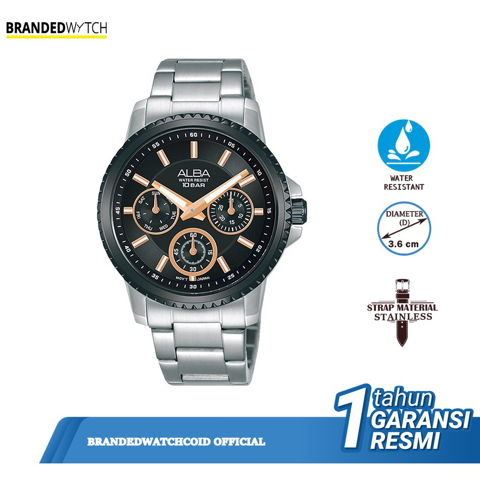 Jam Tangan Alba Wanita AP6661X1 Original Alba AP6661 Diameter 3,6 cm