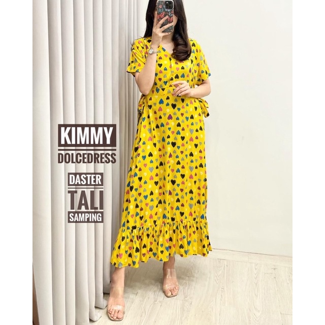 Daster Arab DOLCE KIMMY Long Dress Rayon Daster Kimono