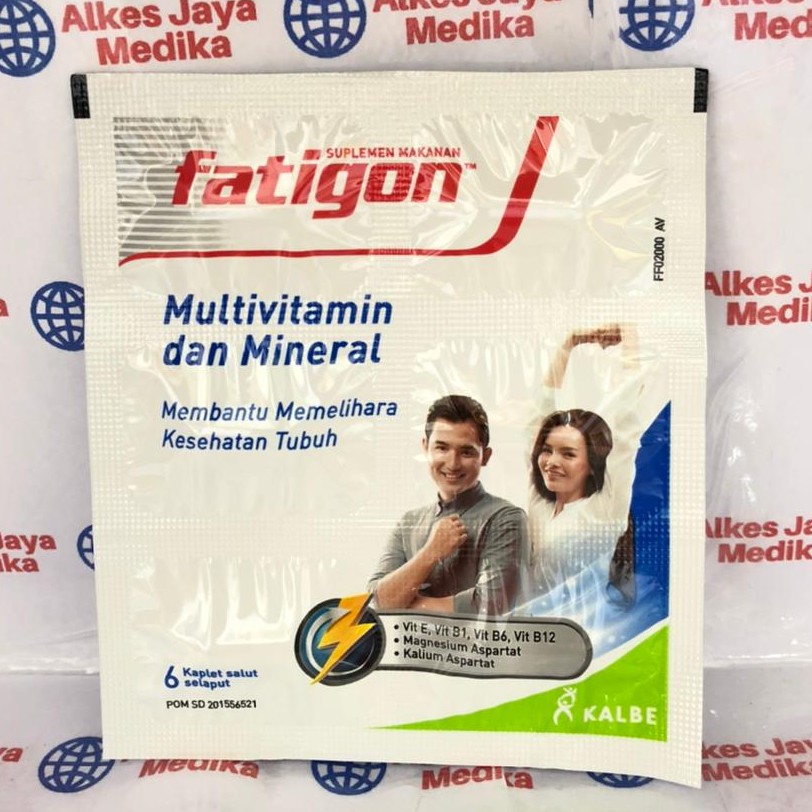 Jual Fatigon Isi 6tablet Multivitamin Dan Mineral Shopee Indonesia