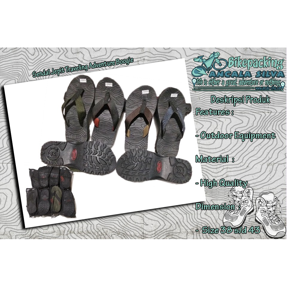 Sendal Jepit Traveling Adventure Boogie