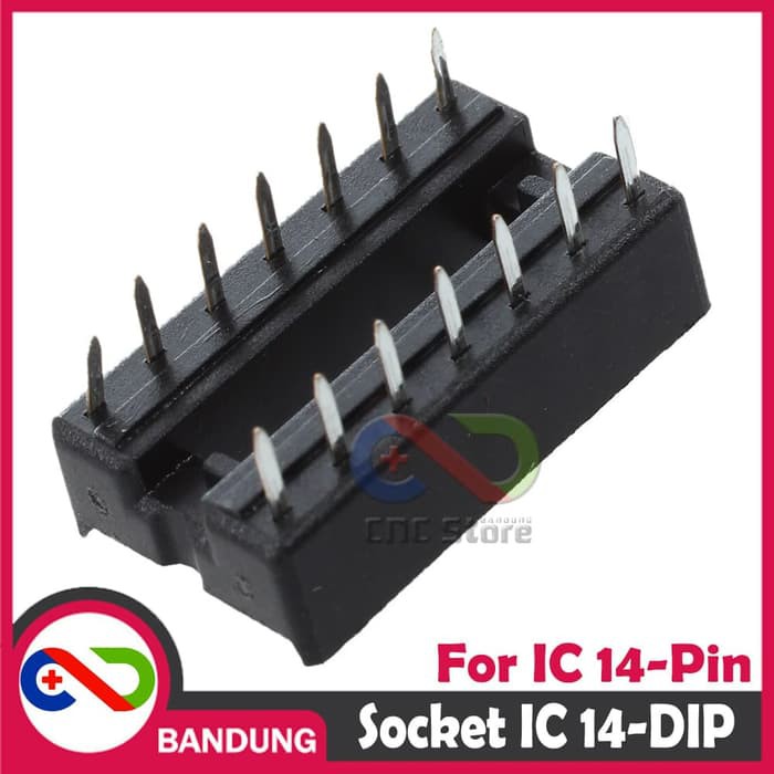 SOCKET SOKET IC DIP-14 DIP14 14P 14 NARROW