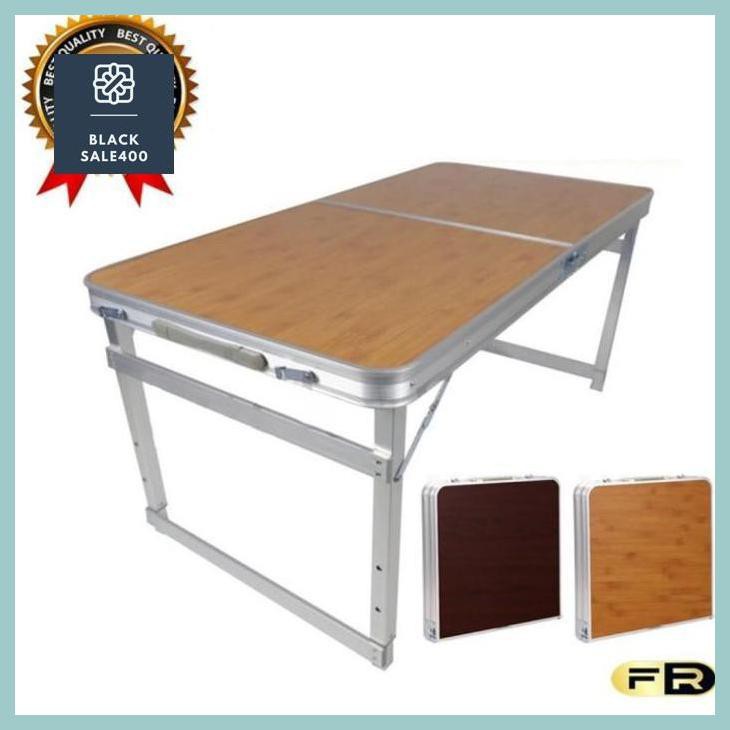 Meja Lipat Portable | Meja Lipat Koper Kaki Persegi |Meja Koper