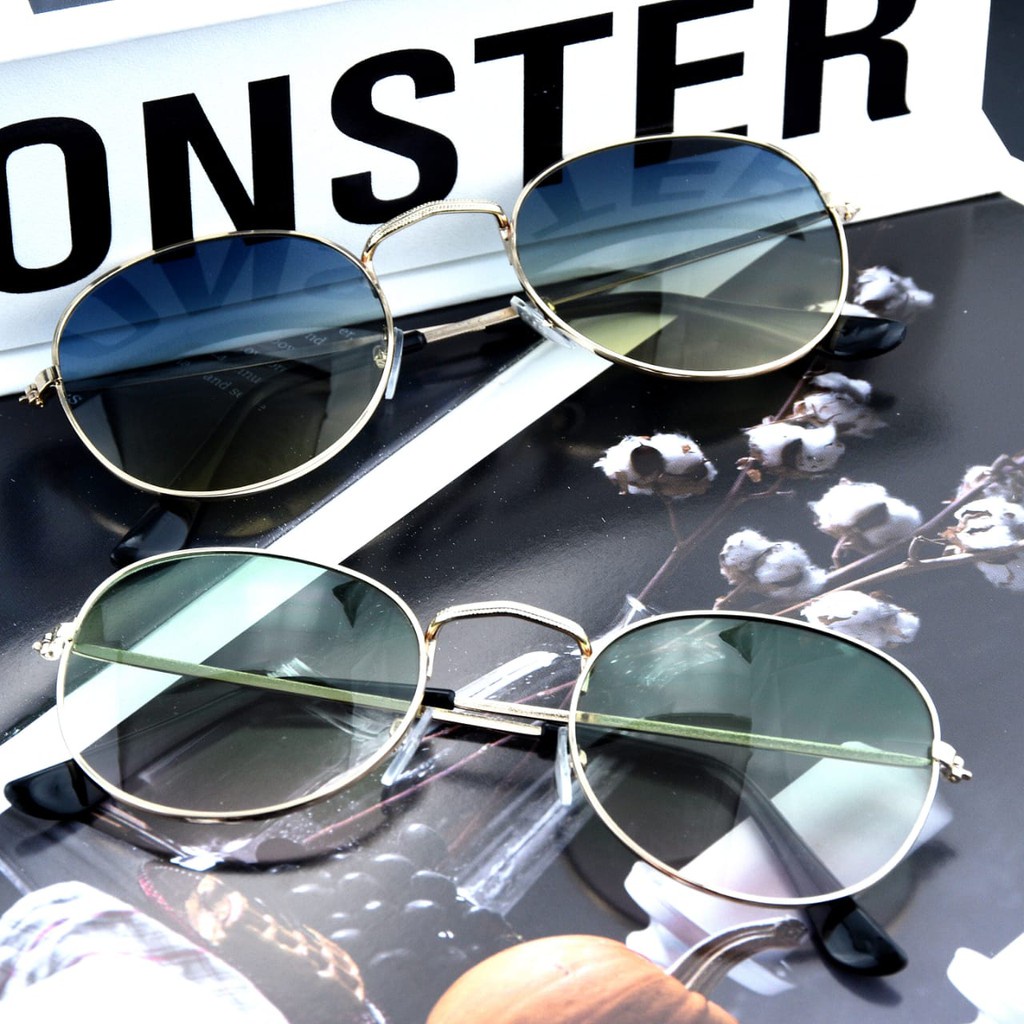Kacamata Hitam/Kaca Mata Pria Wanita Kacamata Bentuk Oval Matahari/Frame Dan Lensa Kacamata Matahari Unisex Kaca Mata Anti Radiasi UV Sinar Matahari Polarised Fashion KCH13