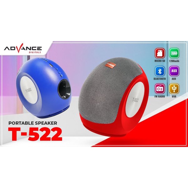 Advance Speaker Bluetooth Portable T522