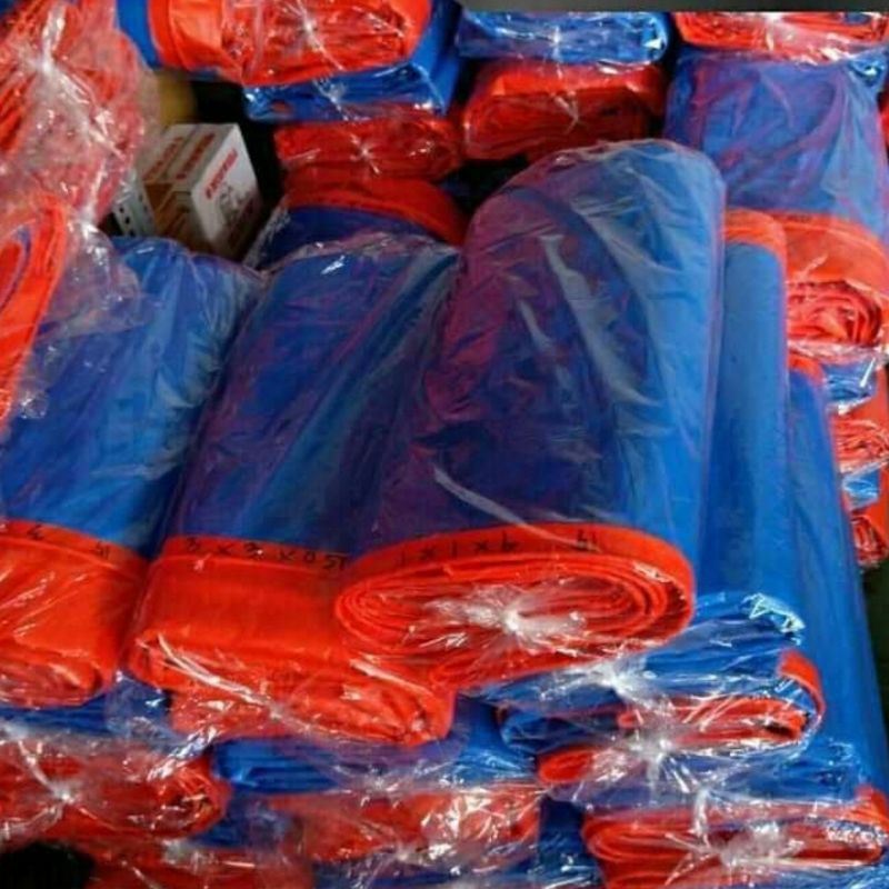 terpal plastik terpal plastik terpal jemur padi terpal truk tebal 6x8 meter pinggiran sudah ada ring