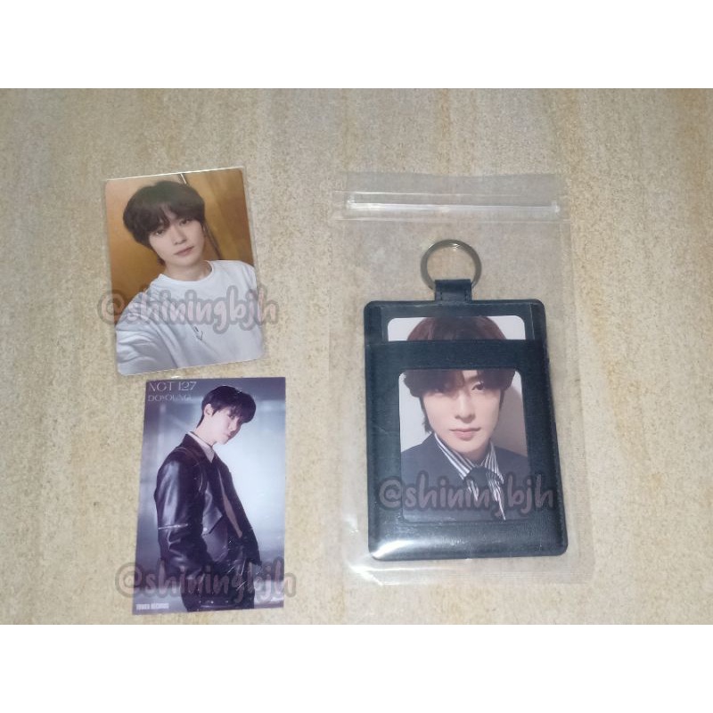 nct 127 jaehyun card wallet , doyoung benefit tower record , slowacid pc photocard