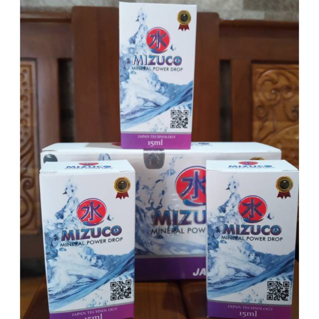 Mizuco Mineral Alkaline Power Drop | Alkali Mineral | Isi 5 botol | Original | bonus masker mizuco