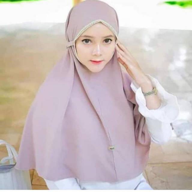 Bergo Maryam Renda Al-Azhar | Bergo Renda Diamond Premium