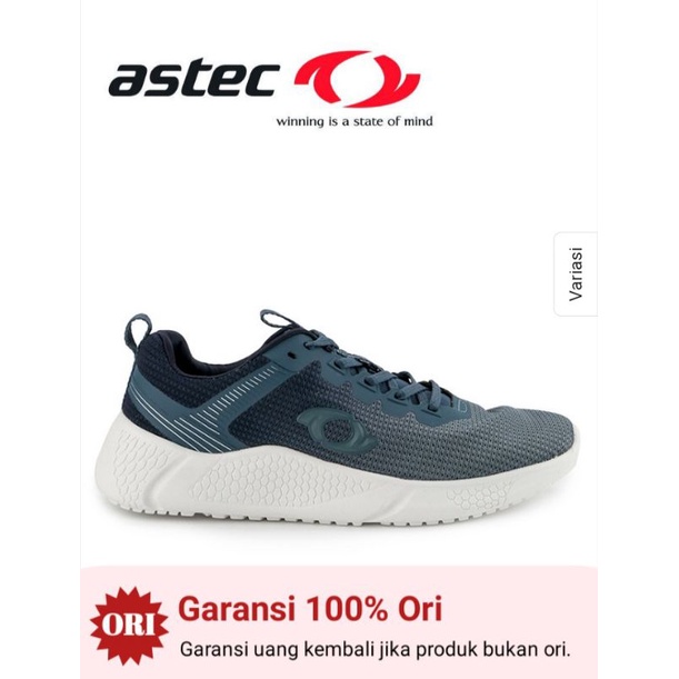 sepatu olahraga unisex astec ori 100% devon running blue size 41
