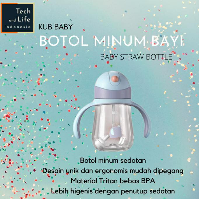 Kub Baby Straw Cup 240ml - Botol Minum Bayi