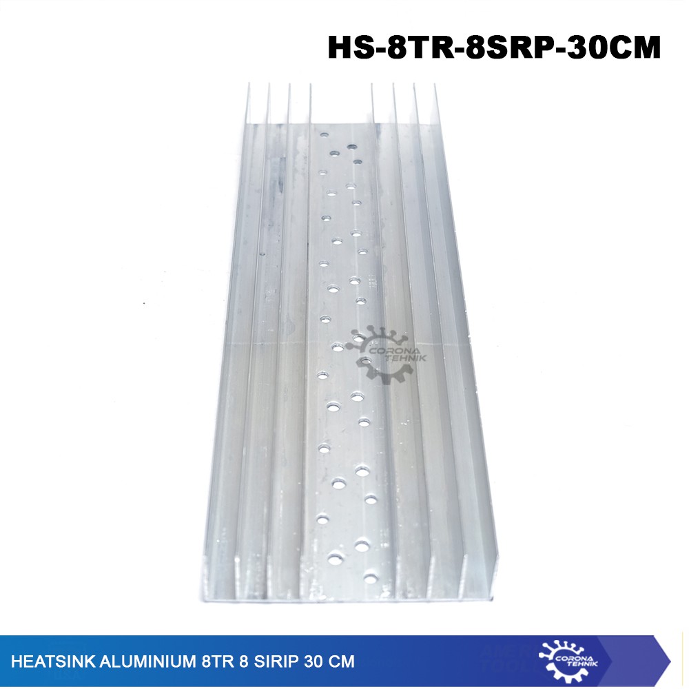 8TR 8 Sirip 30 cm Heatsink Aluminium