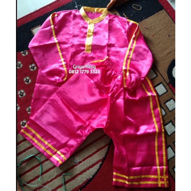 kostum baju stelan jaranan senterewe kepang
