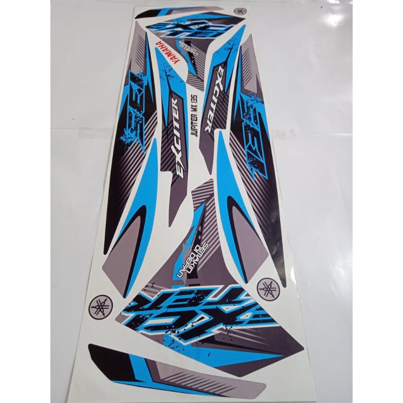 Striping Yamaha Jupiter MX 135 variasi biru