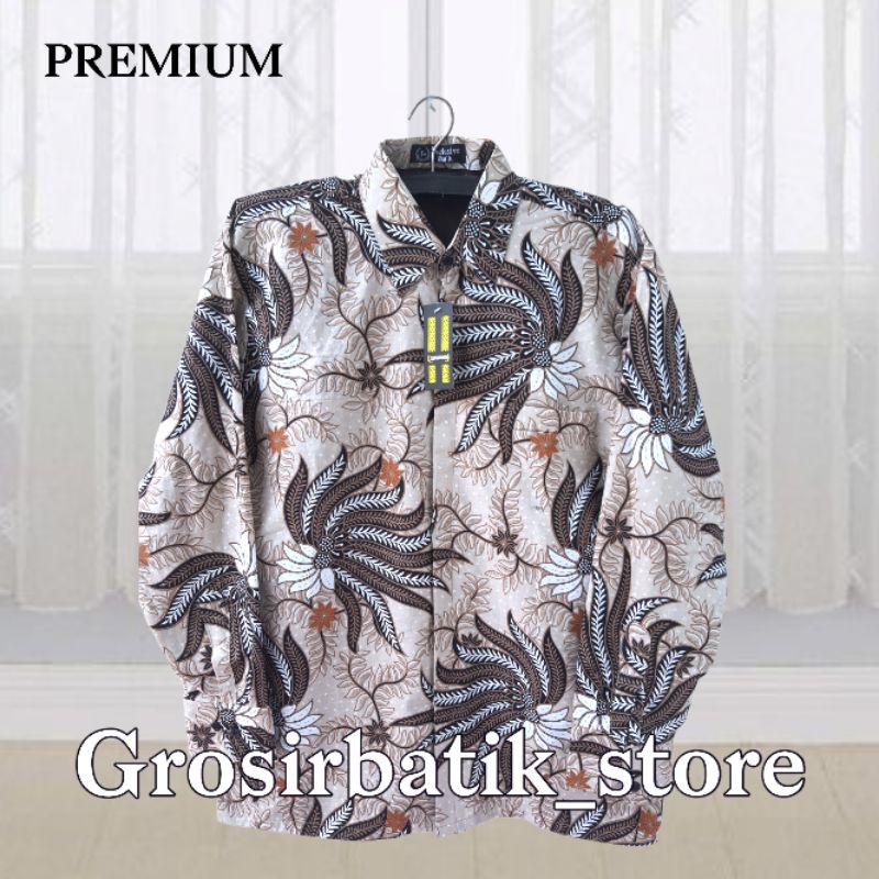 BAJU BATIK COUPLE AYAH DAN ANAK LENGAN PANJANG PREMIUM KATUN FURING TRENDY