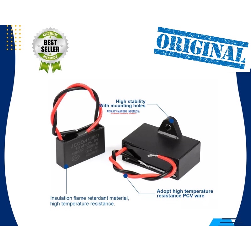 capacitor fan model kabel