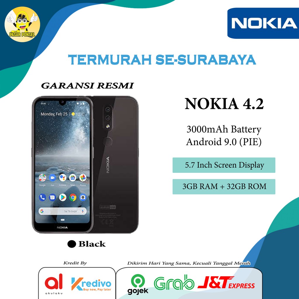 HP NOKIA 4.2 RAM 3/32GB GARANSI RESMI TERMURAH SE SURABAYA
