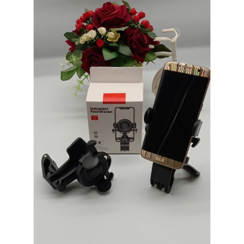 Holder Handphone Mobil Jepit Dasboard 360 Derajat K558 Holder Stand