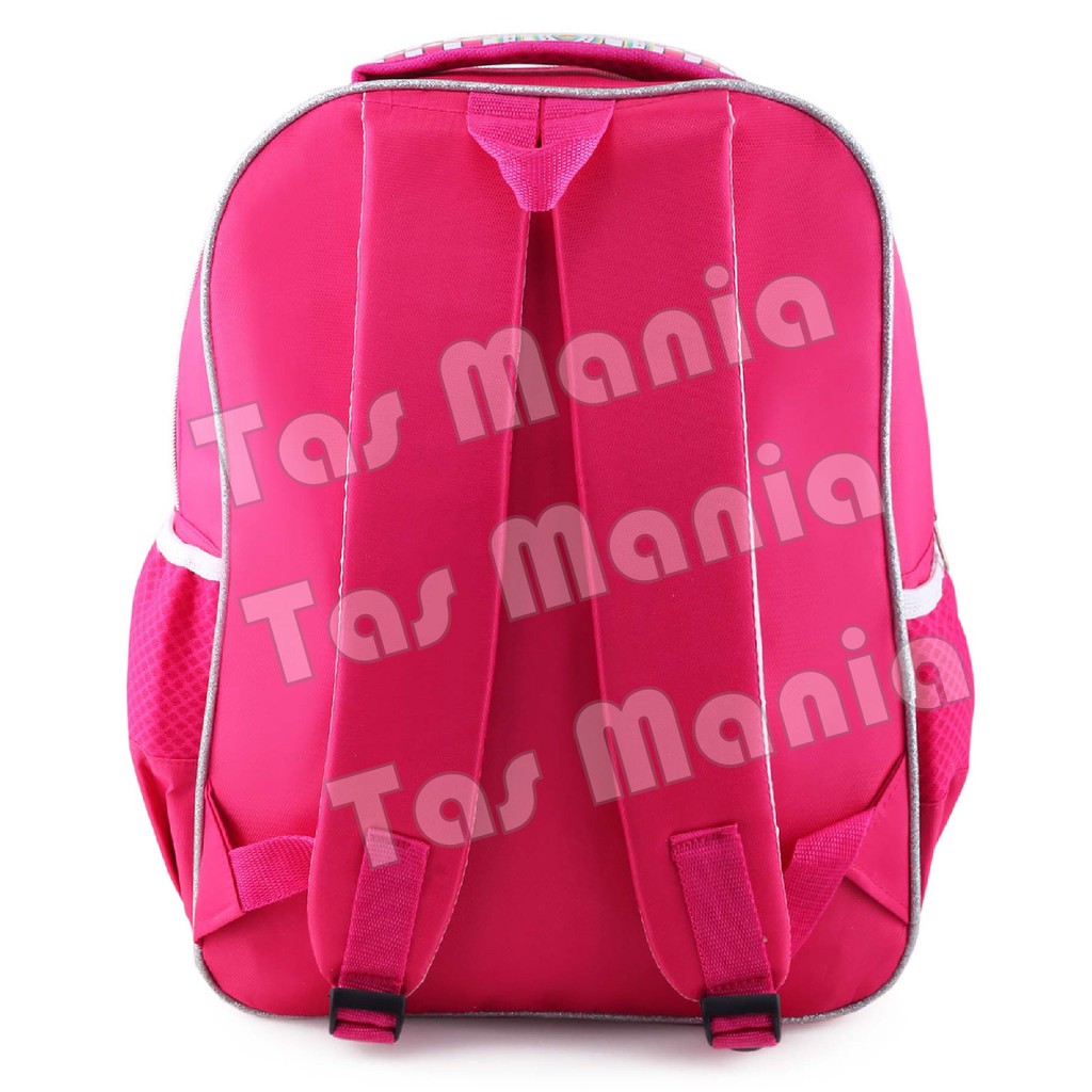 Tas Ransel Anak Perempuan Karakter - Tas Ransel Glitter LED MUSIC + BOTOL